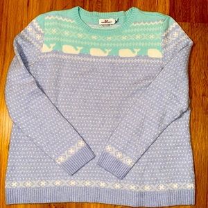 Preppy Vineyard Vines part cashmere sweater sz XL